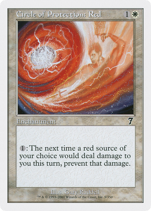 Circle of Protection: Red (7ED-009) - 7th Edition