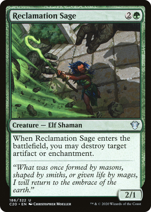 Reclamation Sage (C20-186) - Commander 2020
