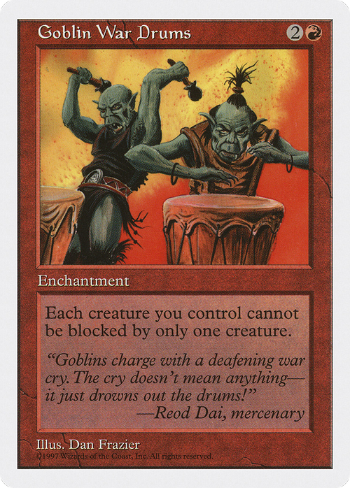 Goblin War Drums (5ED-237) - Fifth Edition