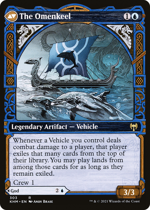 Cosima, God of the Voyage (Showcase) (KHM-303) - Kaldheim: (Showcase) Foil