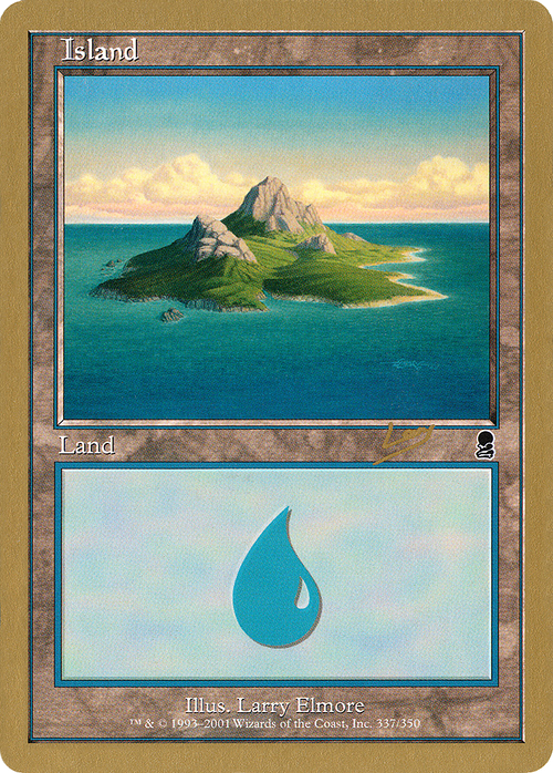 Island (337) - 2002 Raphael Levy (ODY) (WCD-) - World Championship Decks 2002