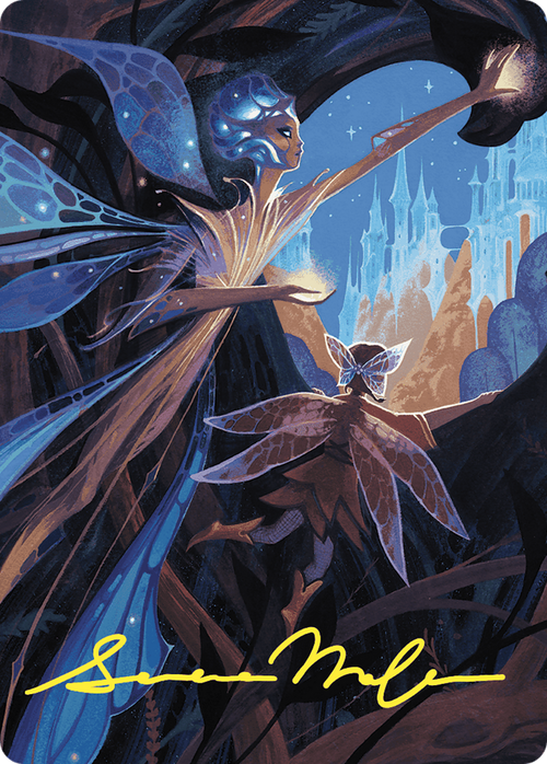 Kindred Discovery // Kindred Discovery (AWOE-067) - Wilds of Eldraine Art Series (Borderless)