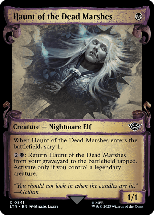 Haunt of the Dead Marshes (Showcase Scrolls) (LTR-541) - The Lord of the Rings: Tales of Middle-earth: (Showcase)