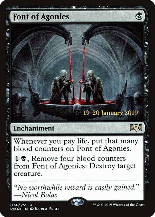 Font of Agonies (PRE-74S) - Ravnica Allegiance Promos Foil
