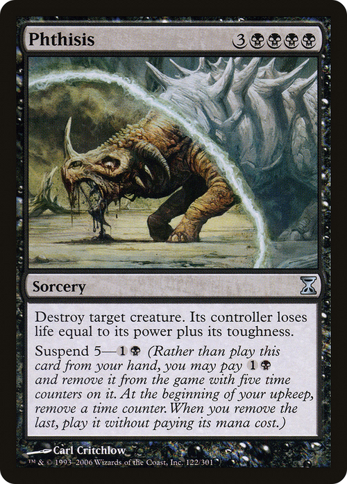 Phthisis (TSP-122) - Time Spiral Foil