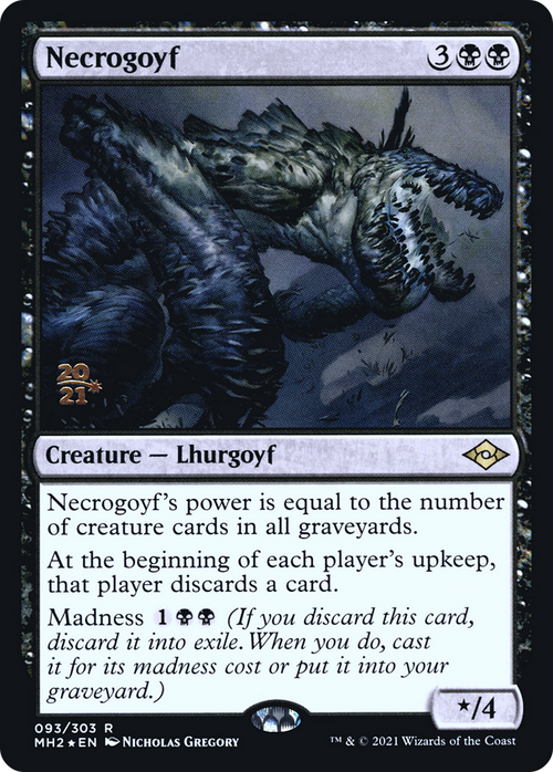 Necrogoyf (PRE-93S) - Modern Horizons 2 Promos Foil
