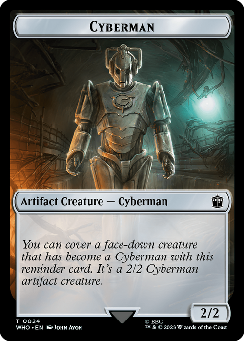 Cyberman (TWHO-024) - Doctor Who Tokens