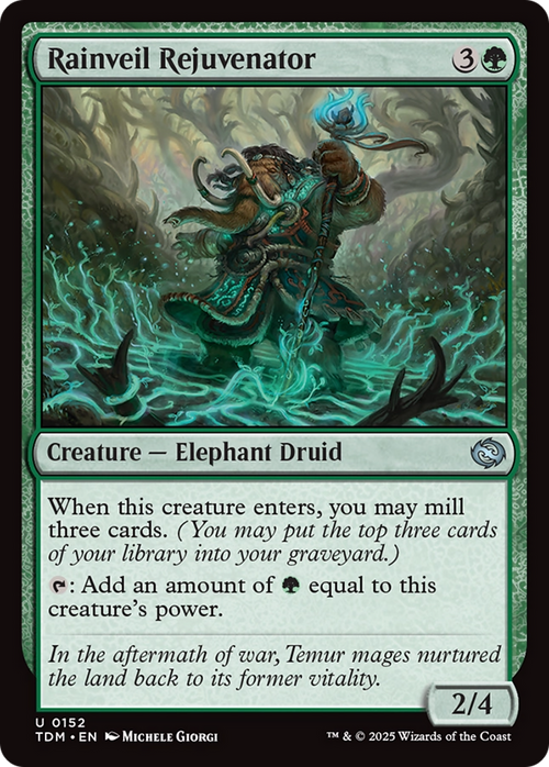 Rainveil Rejuvenator (TDM-152) - Tarkir: Dragonstorm Foil