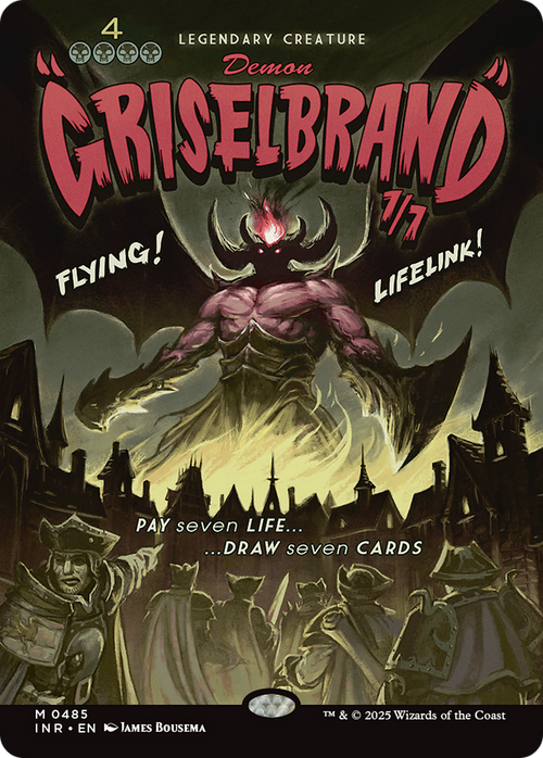 Griselbrand (Showcase) (INR-485) - Innistrad Remastered: (Showcase) (Borderless) Foil
