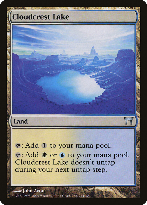 Cloudcrest Lake (CHK-274) - Champions of Kamigawa Foil