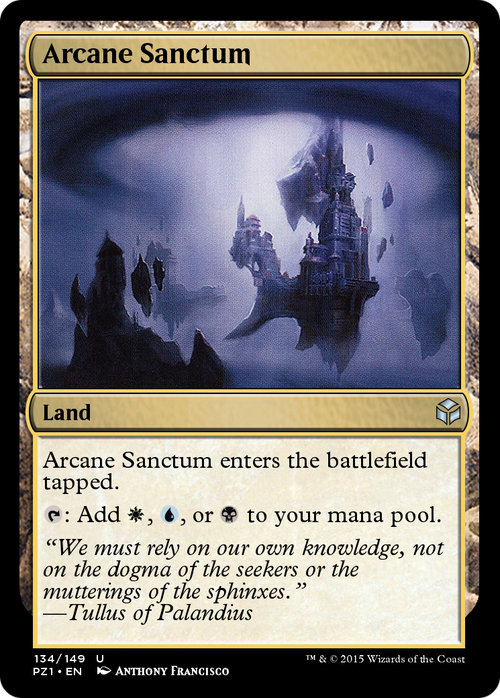 Arcane Sanctum (PZ1-134) - Legendary Cube Prize Pack