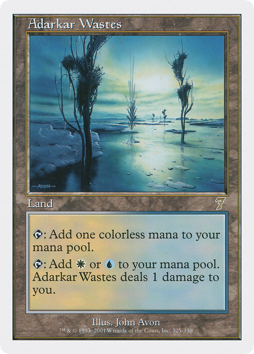 Adarkar Wastes (7ED-325) - 7th Edition Foil