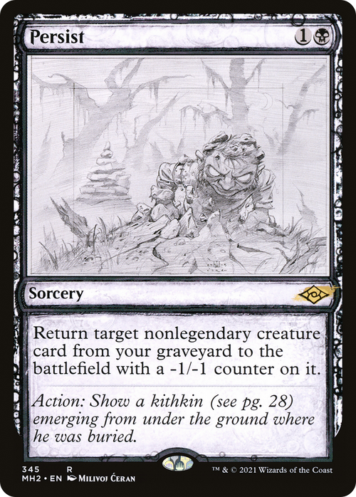 Persist (Showcase) (MH2-345) - Modern Horizons 2: (Showcase) Foil