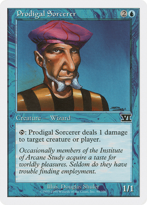 Prodigal Sorcerer (6ED-088) - Classic Sixth Edition
