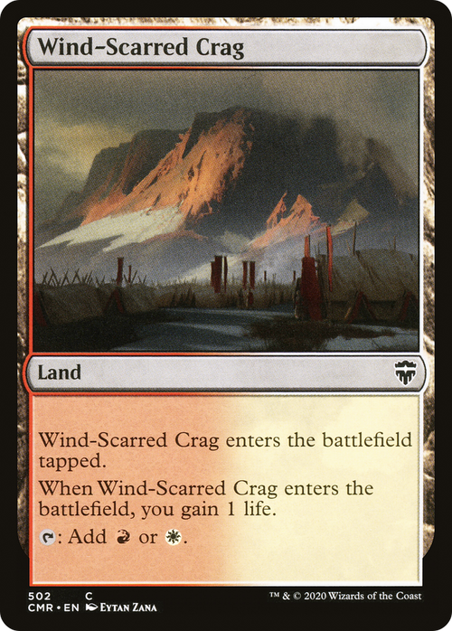 Wind-Scarred Crag (CMR-502) - Commander Legends
