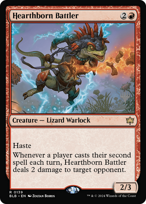 Hearthborn Battler (PPBLB-139) - Bloomburrow Promos