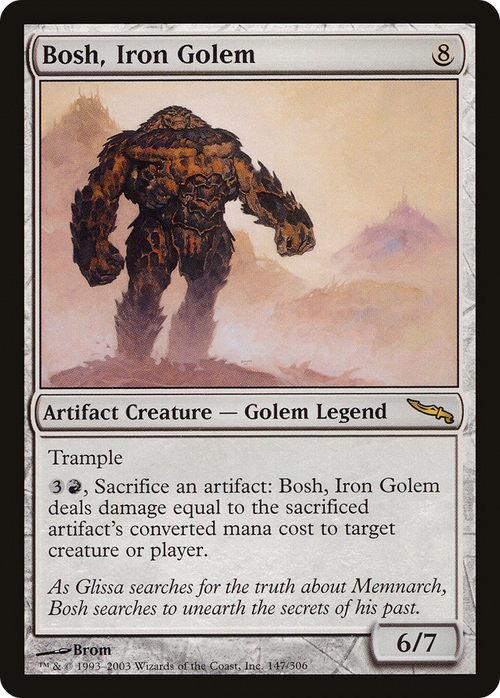 Bosh, Iron Golem (MRD-147) - Mirrodin Foil