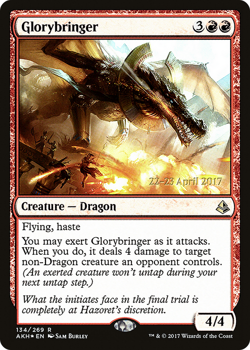 Glorybringer (PRE-134S) - Amonkhet Promos Foil