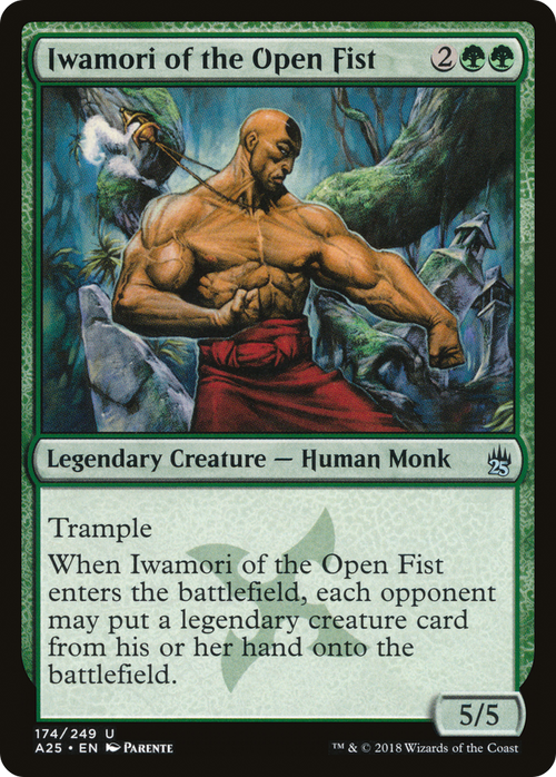 Iwamori of the Open Fist (A25-174) - Masters 25