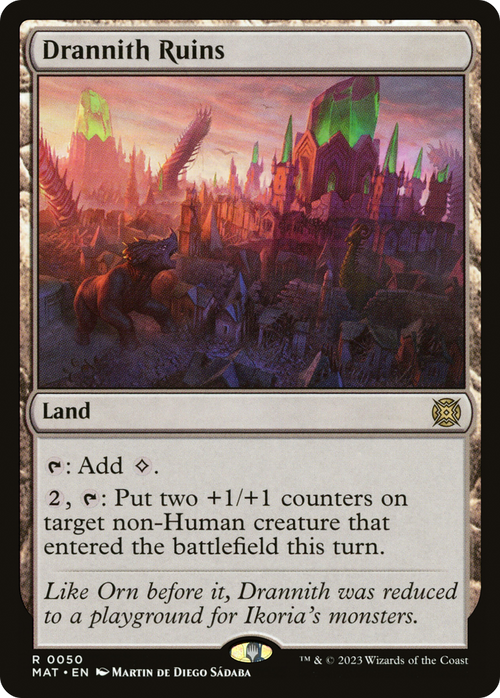 Drannith Ruins (MAT-050) - March of the Machine: The Aftermath Foil