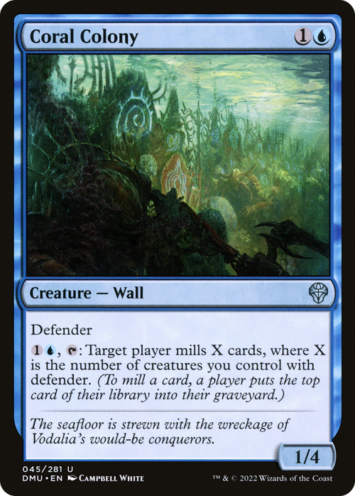 Coral Colony (DMU-045) - Dominaria United Foil