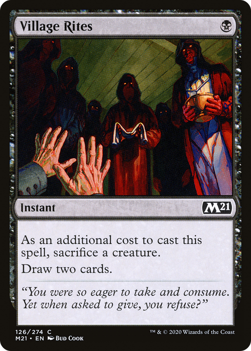 Village Rites (M21-126) - Core Set 2021