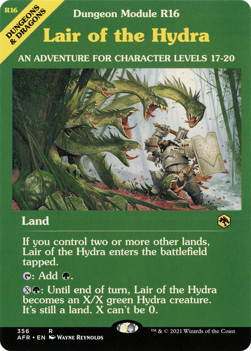 Lair of the Hydra (Dungeon Module) (AFR-356) - Adventures in the Forgotten Realms: (Showcase) Foil
