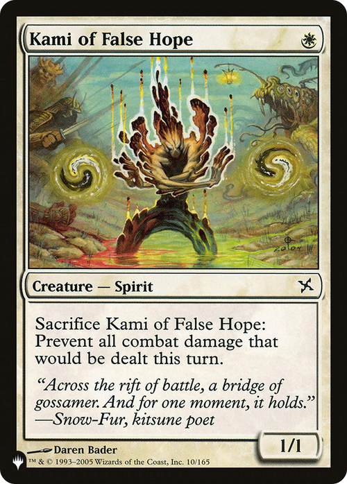Kami of False Hope (LIST-10/165) - The List