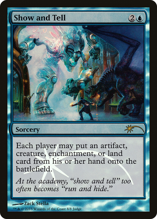 Show and Tell (JDG-008) - Judge Gift Cards 2013 Foil