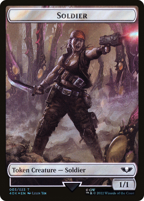 Soldier (T40K-03★) - Warhammer 40,000 Tokens Foil