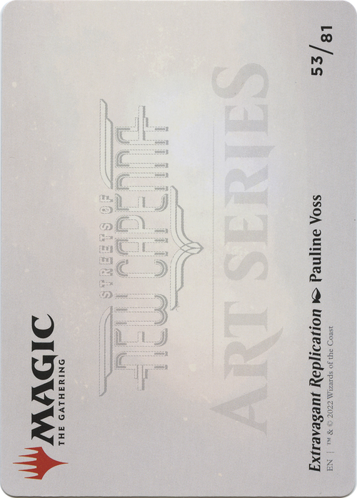 Extravagant Replication // Extravagant Replication (ASNC-053) - New Capenna Art Series (Borderless) Foil