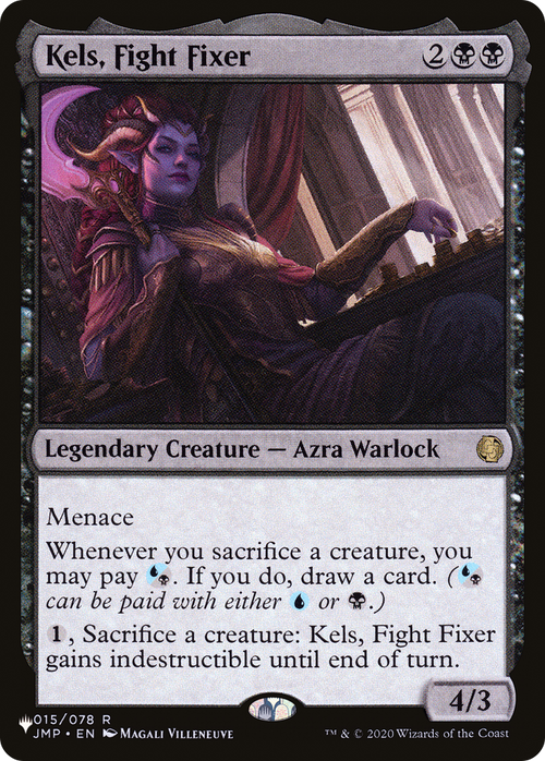 Kels, Fight Fixer (LIST-JMP-15) - The List