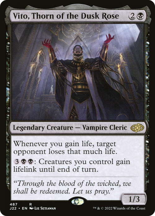 Vito, Thorn of the Dusk Rose (J22-487) - Jumpstart 2022