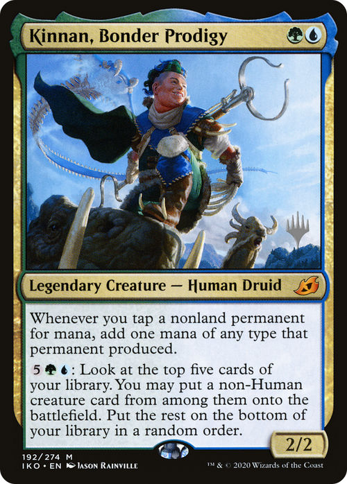 Kinnan, Bonder Prodigy (PPIKO-192P) - Ikoria: Lair of Behemoths Promos Foil