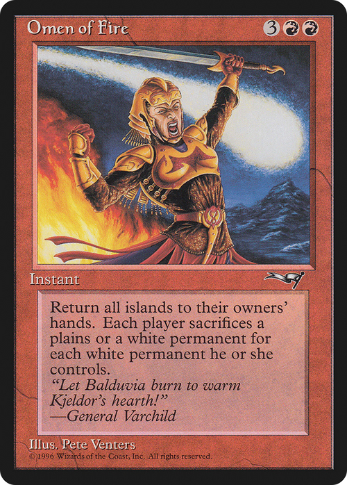 Omen of Fire (ALL-) - Alliances