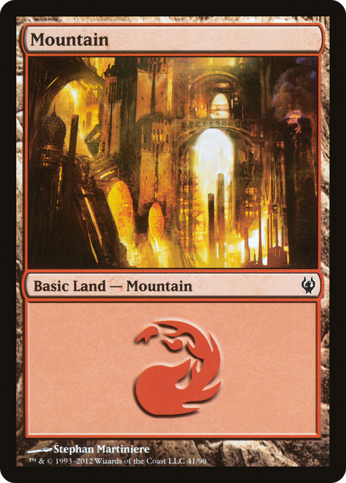 Mountain (41) (DDJ-041) - Duel Decks: Izzet vs. Golgari