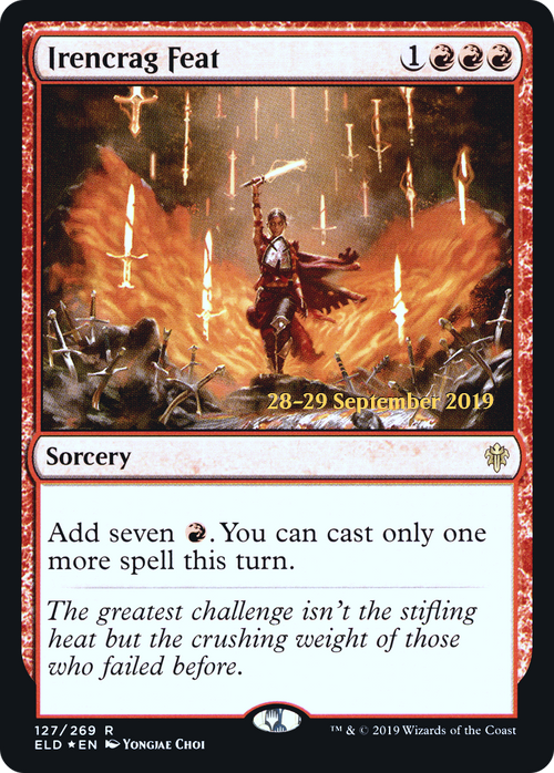 Irencrag Feat (PRE-127S) - Throne of Eldraine Promos Foil