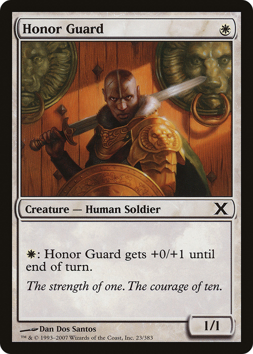 Honor Guard (10E-023) - Tenth Edition Foil