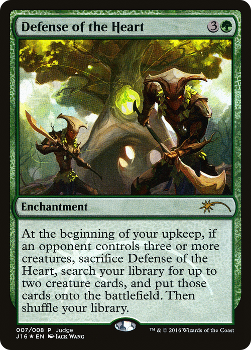 Defense of the Heart (JDG-007) - Judge Gift Cards 2016 Foil