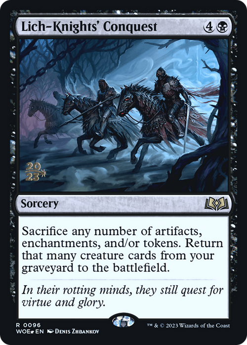 Lich-Knights' Conquest (PRE-096) - Wilds of Eldraine Promos Foil