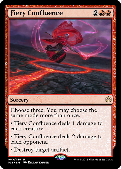 Fiery Confluence (PZ1-060) - Legendary Cube Prize Pack Foil