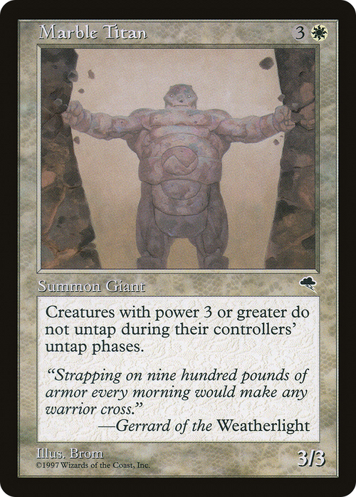 Marble Titan (TMP-028) - Tempest