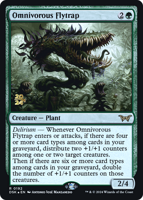 Omnivorous Flytrap (PRE-192) - Duskmourn: House of Horror Promos Foil