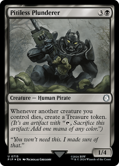 Pitiless Plunderer (Surge Foil) (PIP-715) - Fallout Foil