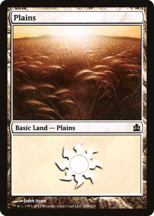 Plains (299) (CMD-299) - Commander 2011