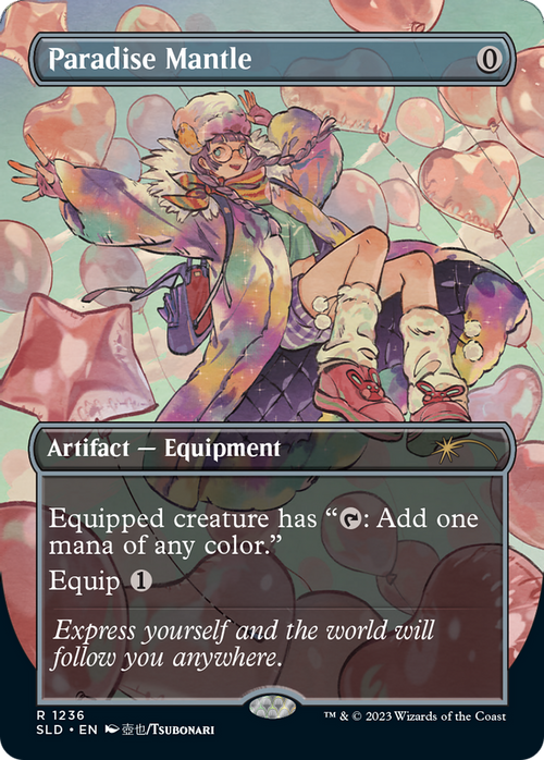 Paradise Mantle (SLD-1236) - Secret Lair Drop (Borderless) Foil