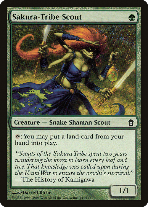 Sakura-Tribe Scout (SOK-144) - Saviors of Kamigawa