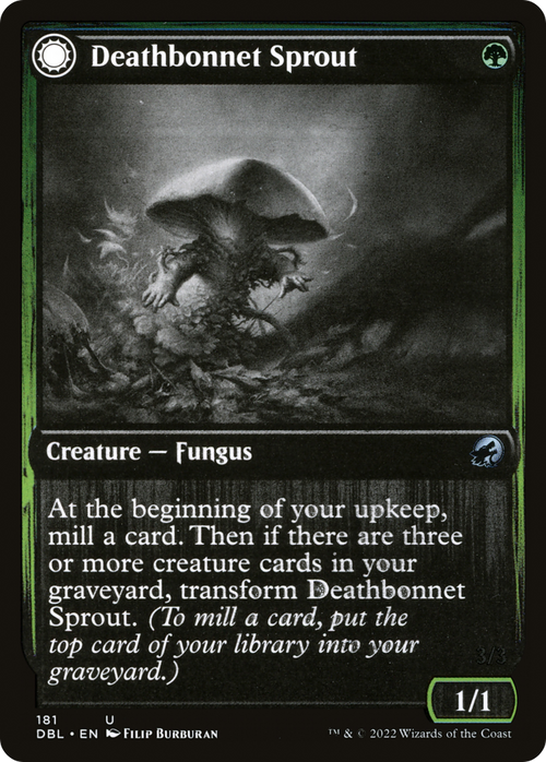 Deathbonnet Sprout (DBL-181) - Innistrad: Double Feature: (Double Faced Transform)