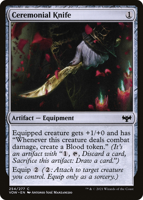 Ceremonial Knife (VOW-254) - Innistrad: Crimson Vow
