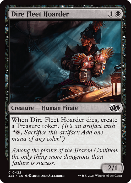 Dire Fleet Hoarder (J25-422) - Foundations Jumpstart